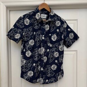 Goodfellow & Co Navy Floral Button Down Shirt